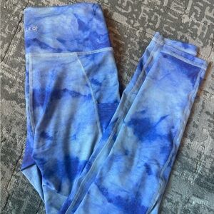 Fleo Blue Tie-Dye Leggings